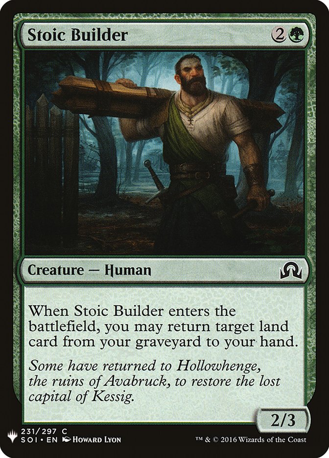 Stoic Builder [Mystery Booster] | Impulse Games and Hobbies