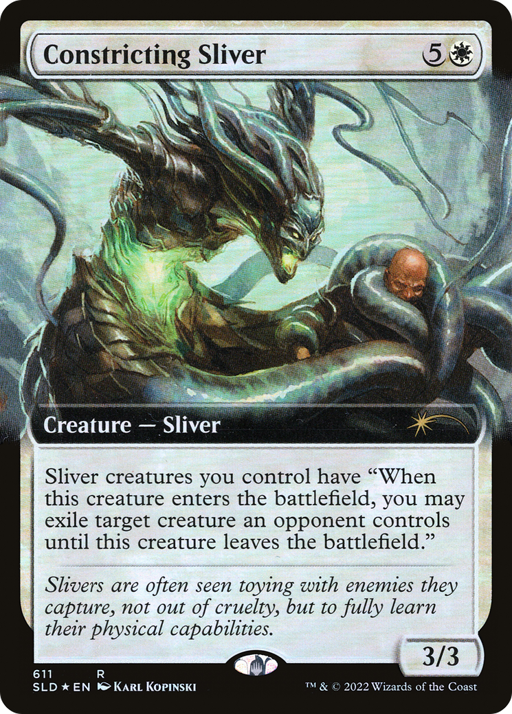 Constricting Sliver (Extended Art) [Secret Lair Drop Promos] | Impulse Games and Hobbies