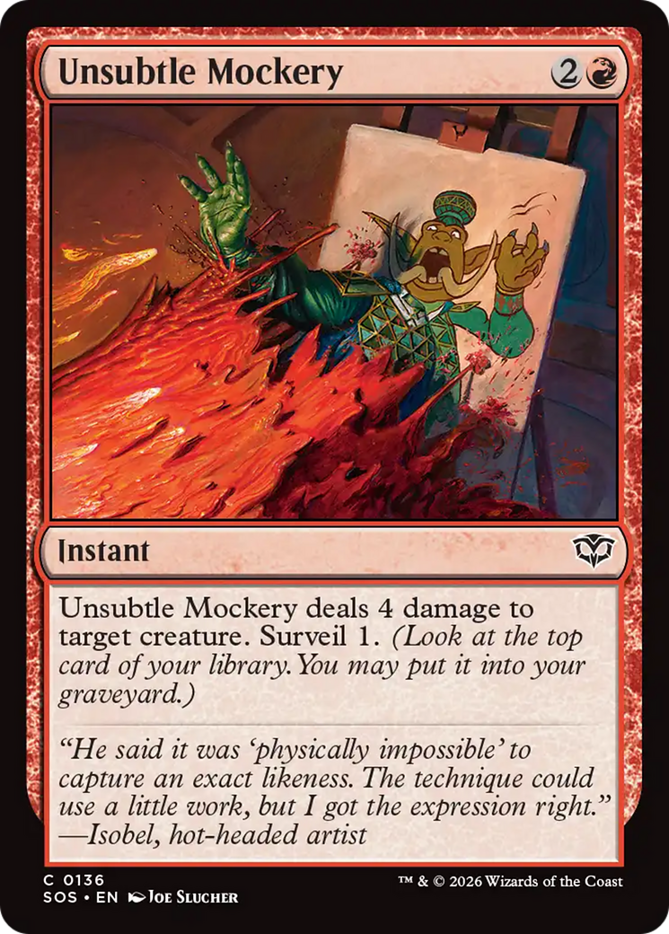 Unsubtle Mockery [Secrets of Strixhaven] | Impulse Games and Hobbies