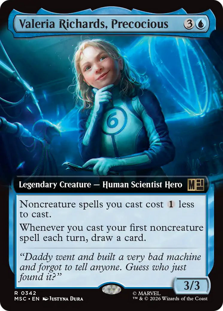 Valeria Richards, Precocious (Extended Art) [Marvel Super Heroes Commander] | Impulse Games and Hobbies