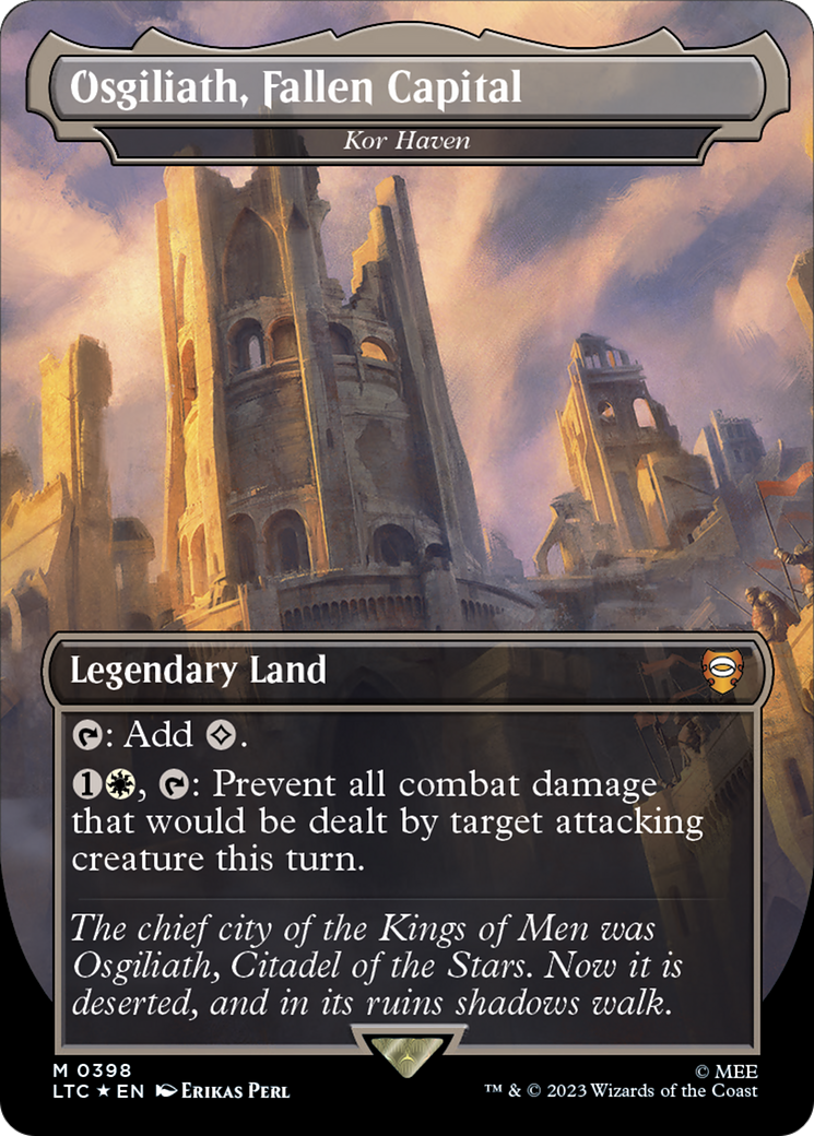 Osgiliath, Fallen Capital - Kor Haven (Surge Foil Realms and Relics) [The Lord of the Rings: Tales of Middle-Earth Commander] | Impulse Games and Hobbies