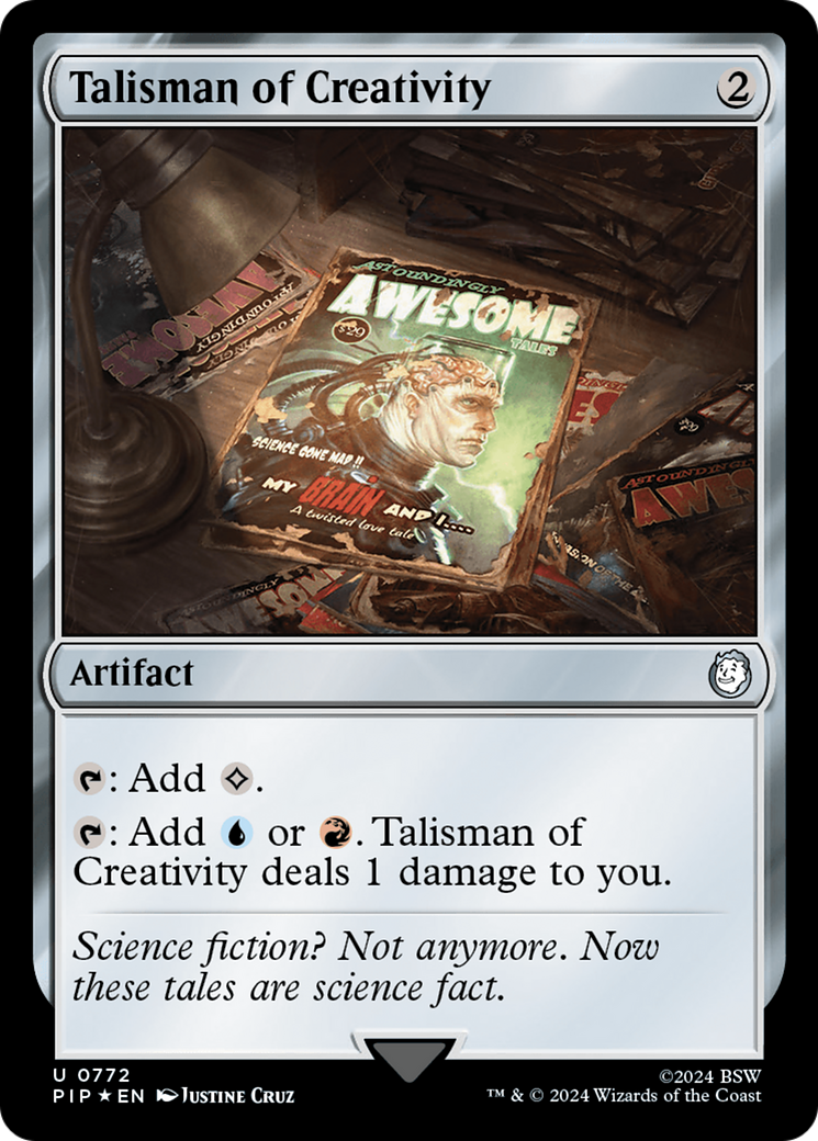 Talisman of Creativity (Surge Foil) [Fallout] | Impulse Games and Hobbies