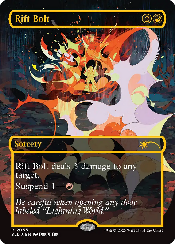 Rift Bolt (2055) (Raised Foil) [Secret Lair Drop Series] | Impulse Games and Hobbies