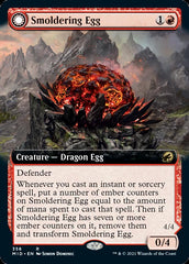 Smoldering Egg // Ashmouth Dragon (Extended Art) [Innistrad: Midnight Hunt] | Impulse Games and Hobbies
