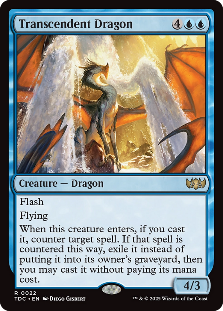 Transcendent Dragon [Tarkir: Dragonstorm Commander] | Impulse Games and Hobbies