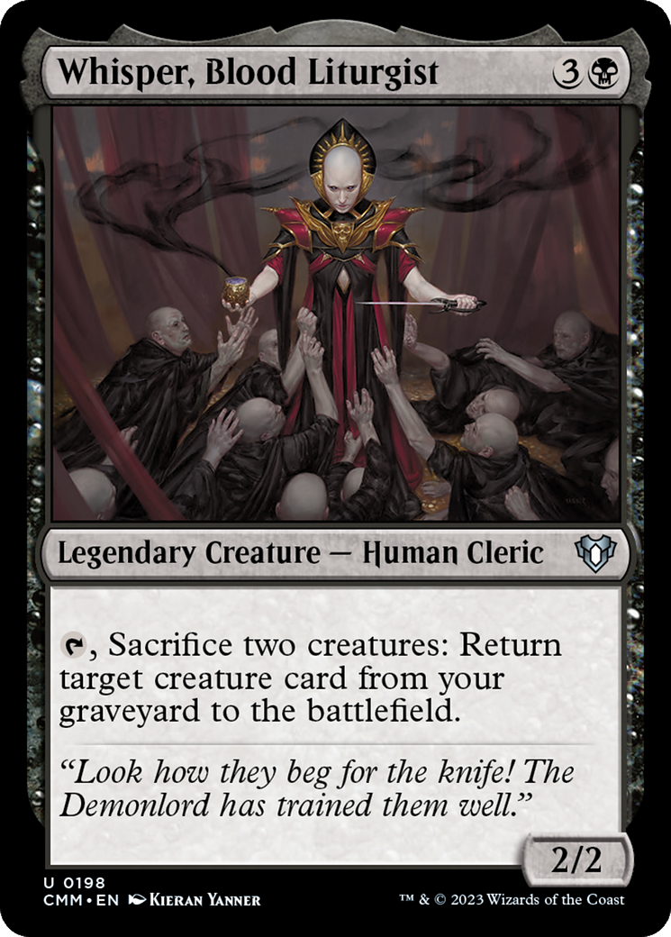 Whisper, Blood Liturgist [Commander Masters] | Impulse Games and Hobbies