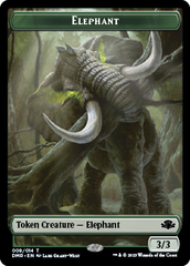 Elephant // Bird Double-Sided Token [Dominaria Remastered Tokens] | Impulse Games and Hobbies