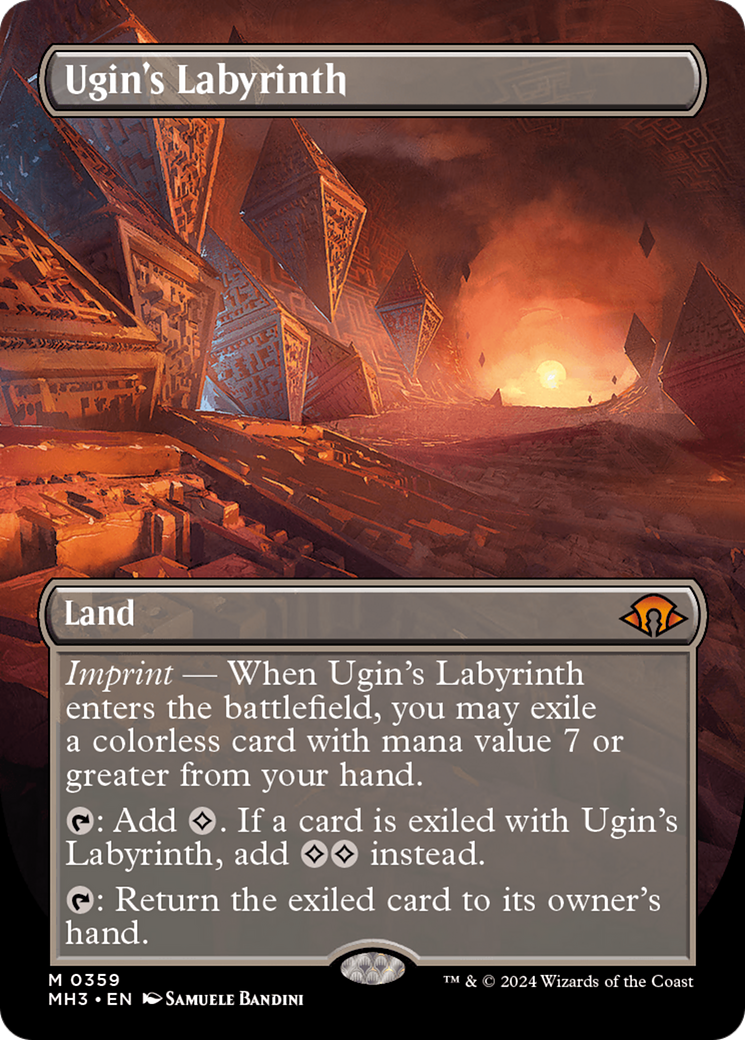 Ugin's Labyrinth (Borderless) [Modern Horizons 3] | Impulse Games and Hobbies