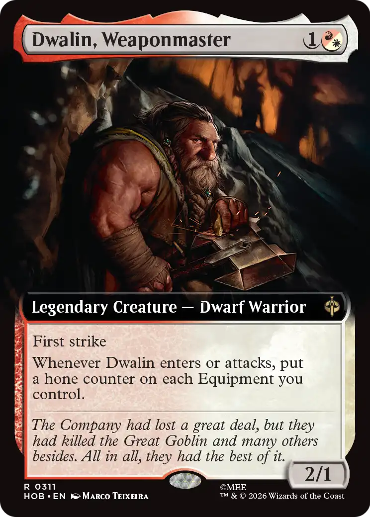 Dwalin, Weaponmaster (Extended Art) [The Hobbit] | Impulse Games and Hobbies