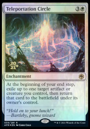 Teleportation Circle [Dungeons & Dragons: Adventures in the Forgotten Realms Prerelease Promos] | Impulse Games and Hobbies