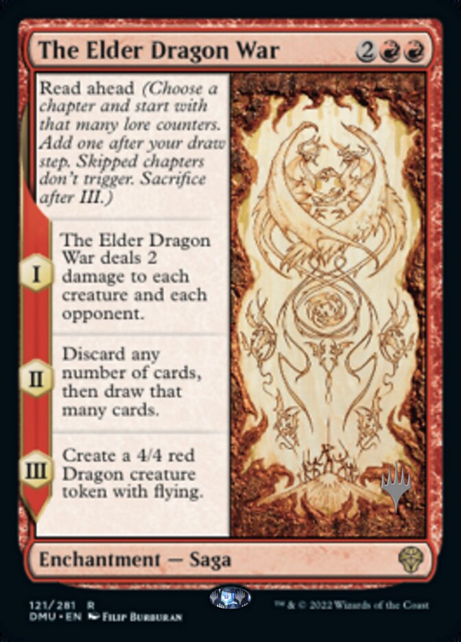 The Elder Dragon War (Promo Pack) [Dominaria United Promos] | Impulse Games and Hobbies