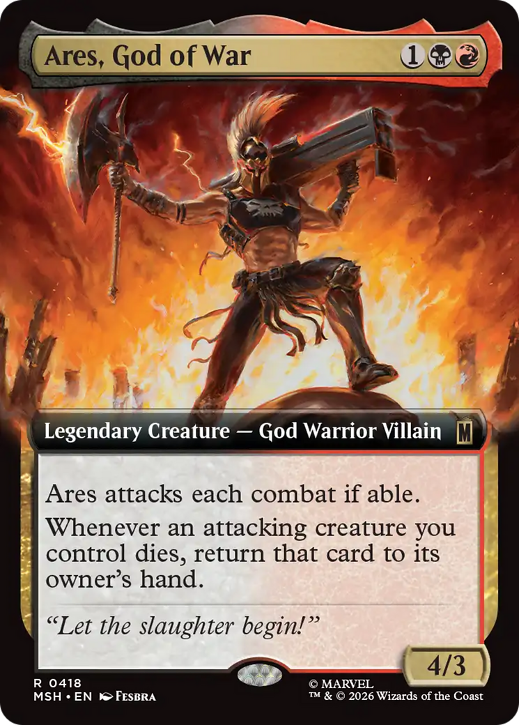 Ares, God of War (Extended Art) [Marvel Super Heroes] | Impulse Games and Hobbies