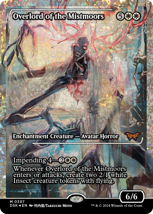 Overlord of the Mistmoors (Japan Showcase Fracture Foil) [Duskmourn: House of Horror] | Impulse Games and Hobbies