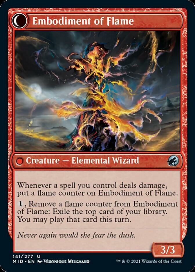 Flame Channeler // Embodiment of Flame [Innistrad: Midnight Hunt] | Impulse Games and Hobbies