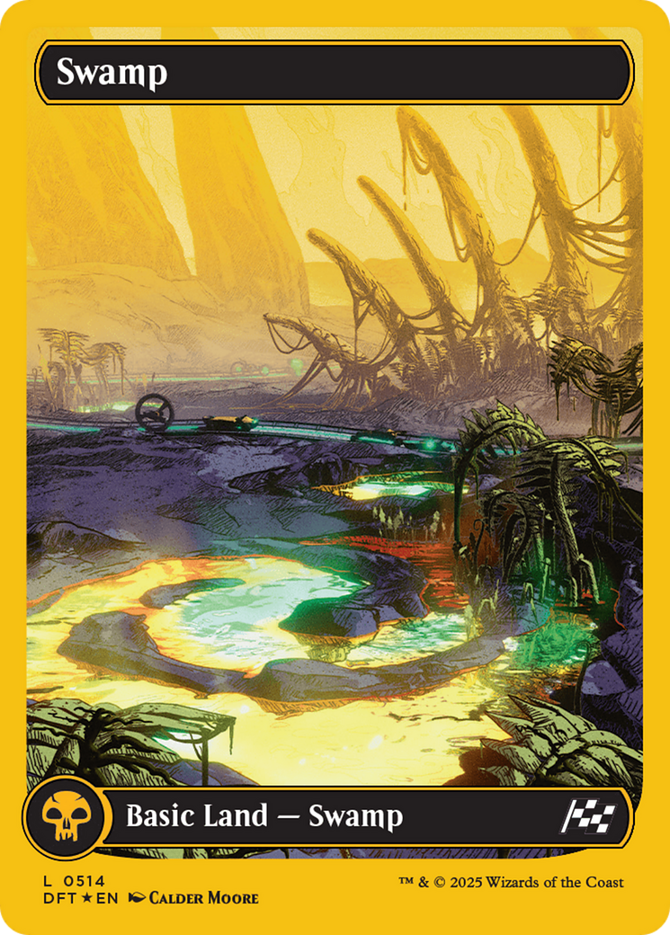 Swamp (0514) (First-Place Foil) [Aetherdrift] | Impulse Games and Hobbies