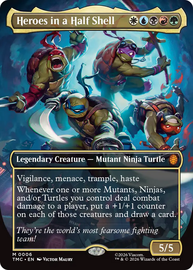 Heroes in a Half Shell (Borderless) [Teenage Mutant Ninja Turtles Commander] | Impulse Games and Hobbies