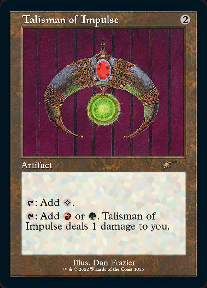 Talisman of Impulse (Foil Etched) [Secret Lair Drop Series] | Impulse Games and Hobbies