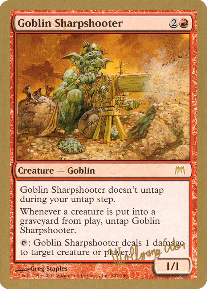 Goblin Sharpshooter (Wolfgang Eder) [World Championship Decks 2003] | Impulse Games and Hobbies