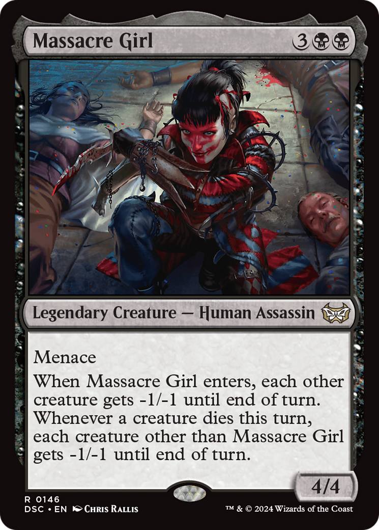 Massacre Girl [Duskmourn: House of Horror Commander] | Impulse Games and Hobbies