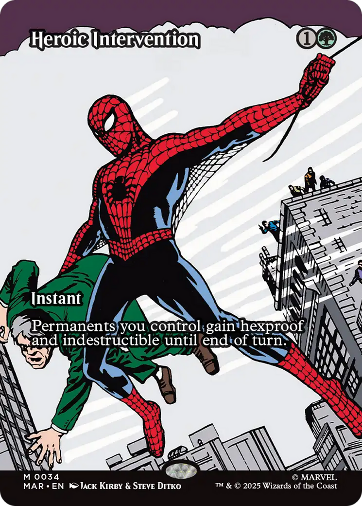 Heroic Intervention (Borderless) [Marvel's Spider-Man: Eternal-Legal] | Impulse Games and Hobbies