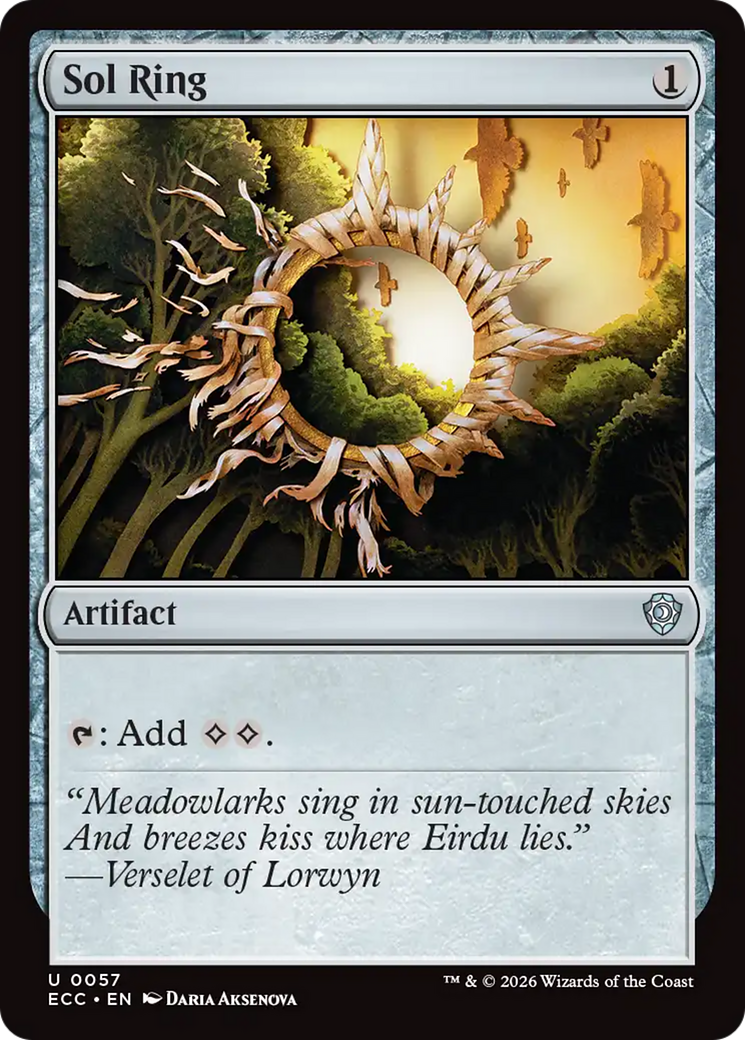 Sol Ring (0057) [Lorwyn Eclipsed Commander] | Impulse Games and Hobbies