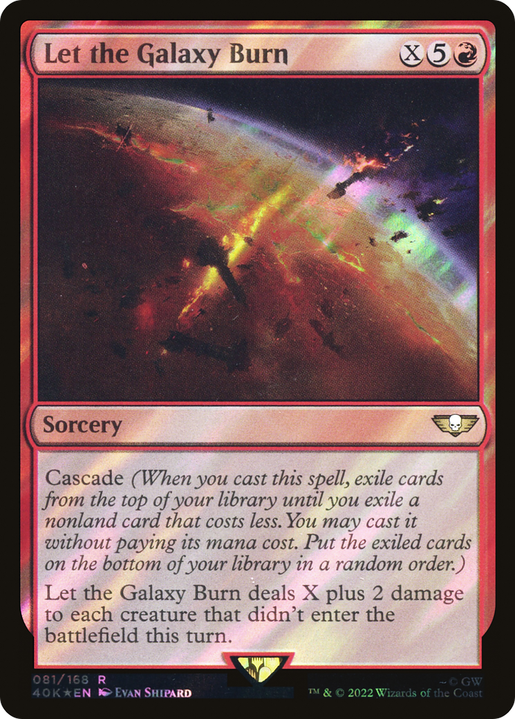 Galaxy Sword - Sword of Forge and Frontier [Secret Lair Drop Series] | Impulse Games and Hobbies