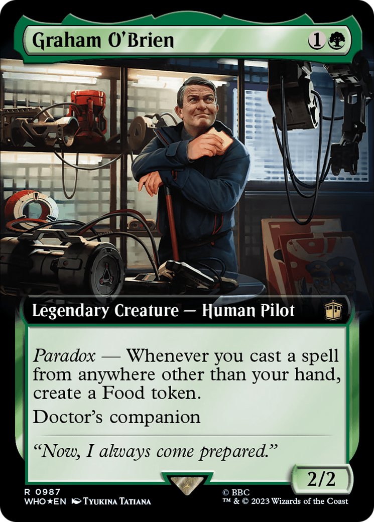 Graham O'Brien (Extended Art) (Surge Foil) [Doctor Who] | Impulse Games and Hobbies
