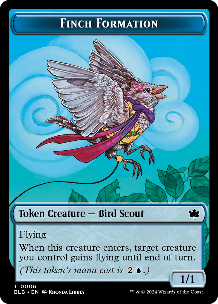 Finch Formation Token [Bloomburrow Tokens] | Impulse Games and Hobbies