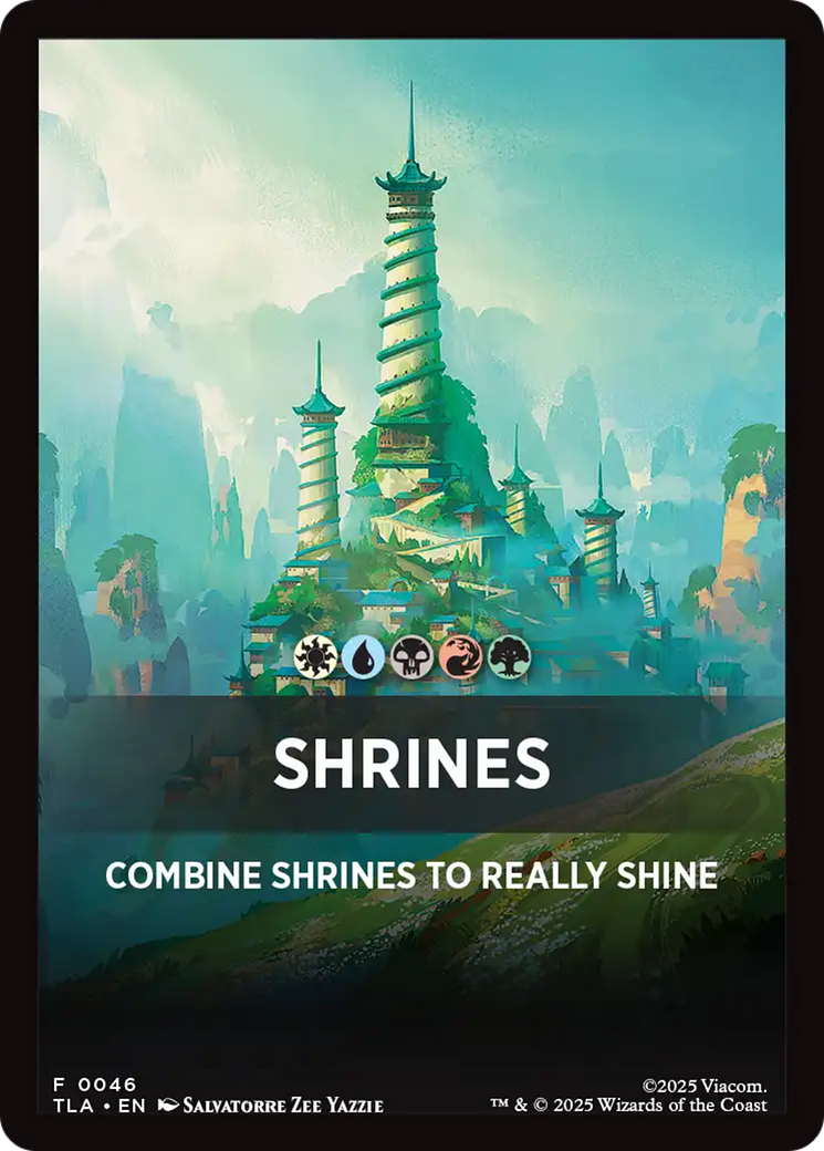 Shrines Theme Card [Avatar: The Last Airbender Tokens] | Impulse Games and Hobbies