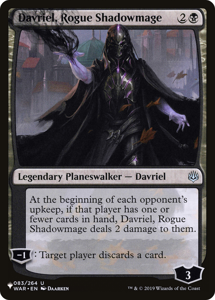 Davriel, Rogue Shadowmage [The List Reprints] | Impulse Games and Hobbies