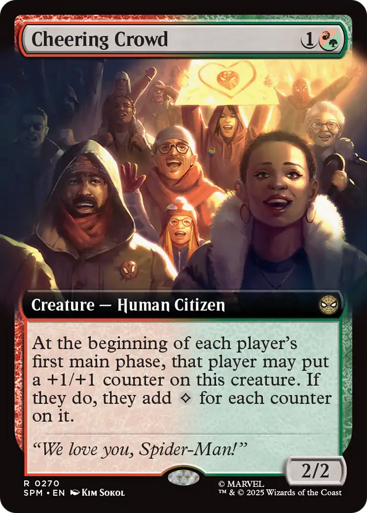Cheering Crowd (Extended Art) [Marvel's Spider-Man] | Impulse Games and Hobbies