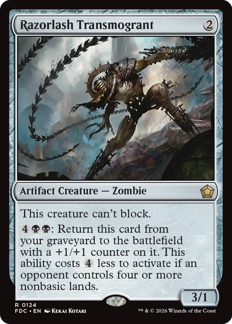 Razorlash Transmogrant [Foundations Commander] | Impulse Games and Hobbies