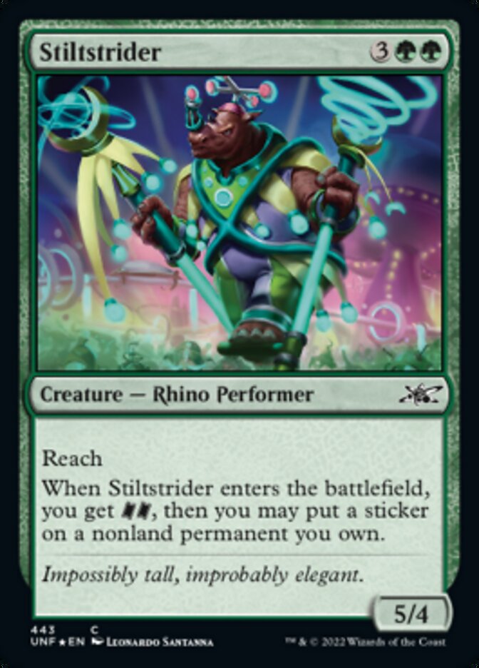 Stiltstrider (Galaxy Foil) [Unfinity] | Impulse Games and Hobbies