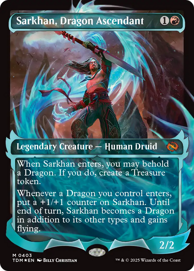 Sarkhan, Dragon Ascendant (0403) (Showcase) [Tarkir: Dragonstorm] | Impulse Games and Hobbies