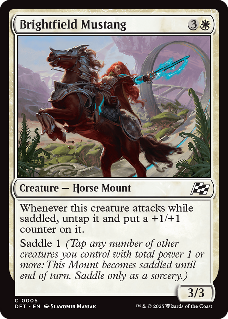 Brightfield Mustang [Aetherdrift] | Impulse Games and Hobbies