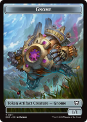 Elemental (0008) // Gnome Double-Sided Token [Edge of Eternities Commander Tokens] | Impulse Games and Hobbies