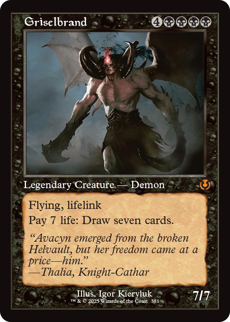 Griselbrand (Retro Frame) [Innistrad Remastered] | Impulse Games and Hobbies