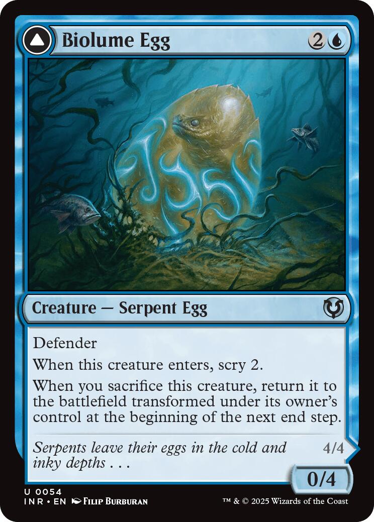 Biolume Egg // Biolume Serpent [Innistrad Remastered] | Impulse Games and Hobbies