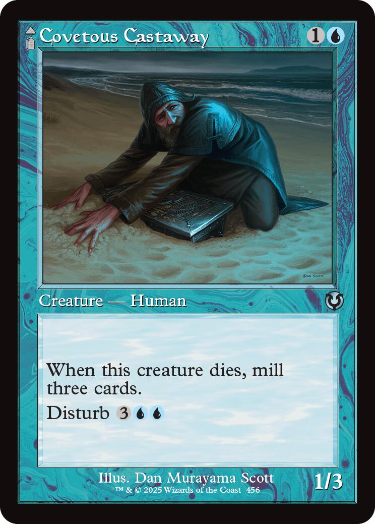 Covetous Castaway // Ghostly Castigator (Retro Frame) [Innistrad Remastered] | Impulse Games and Hobbies
