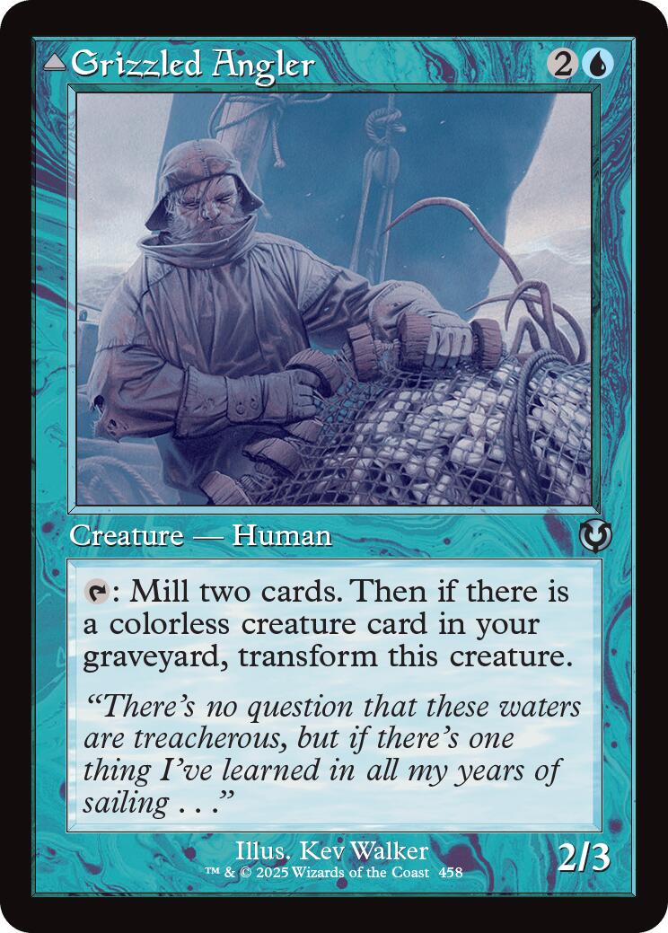 Grizzled Angler // Grisly Anglerfish (Retro Frame) [Innistrad Remastered] | Impulse Games and Hobbies
