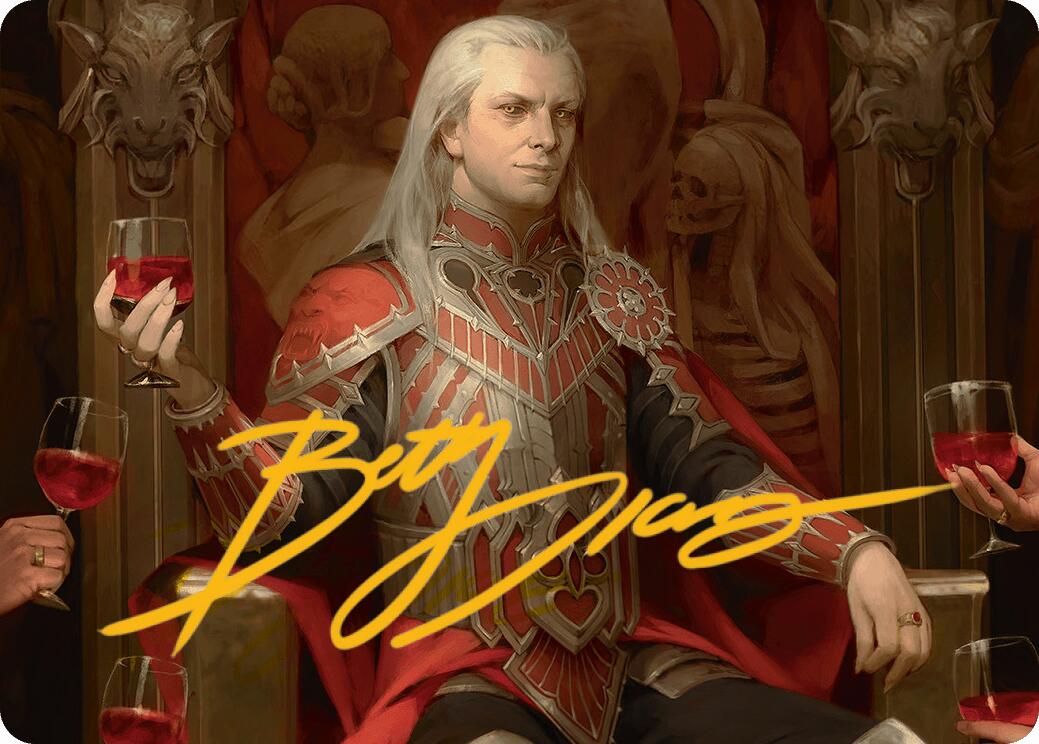 Edgar Markov Art Card (Gold-Stamped Signature) [Innistrad Remastered Art Series] | Impulse Games and Hobbies