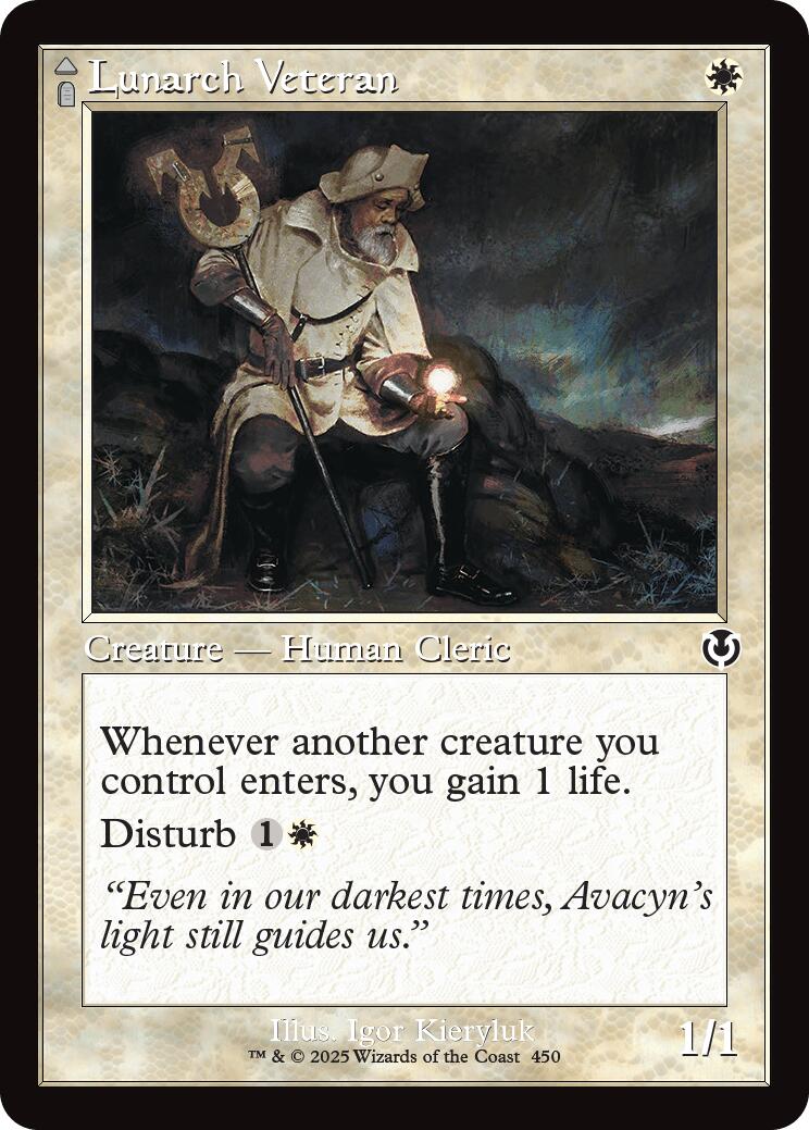 Lunarch Veteran // Luminous Phantom (Retro Frame) [Innistrad Remastered] | Impulse Games and Hobbies