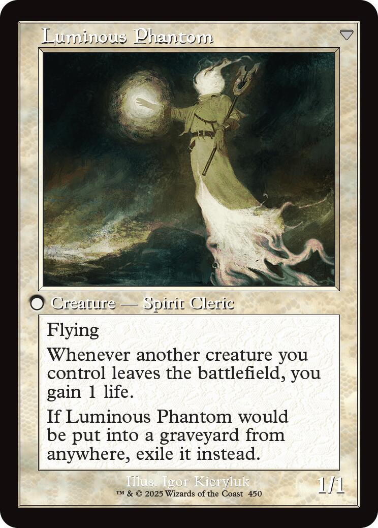 Lunarch Veteran // Luminous Phantom (Retro Frame) [Innistrad Remastered] | Impulse Games and Hobbies