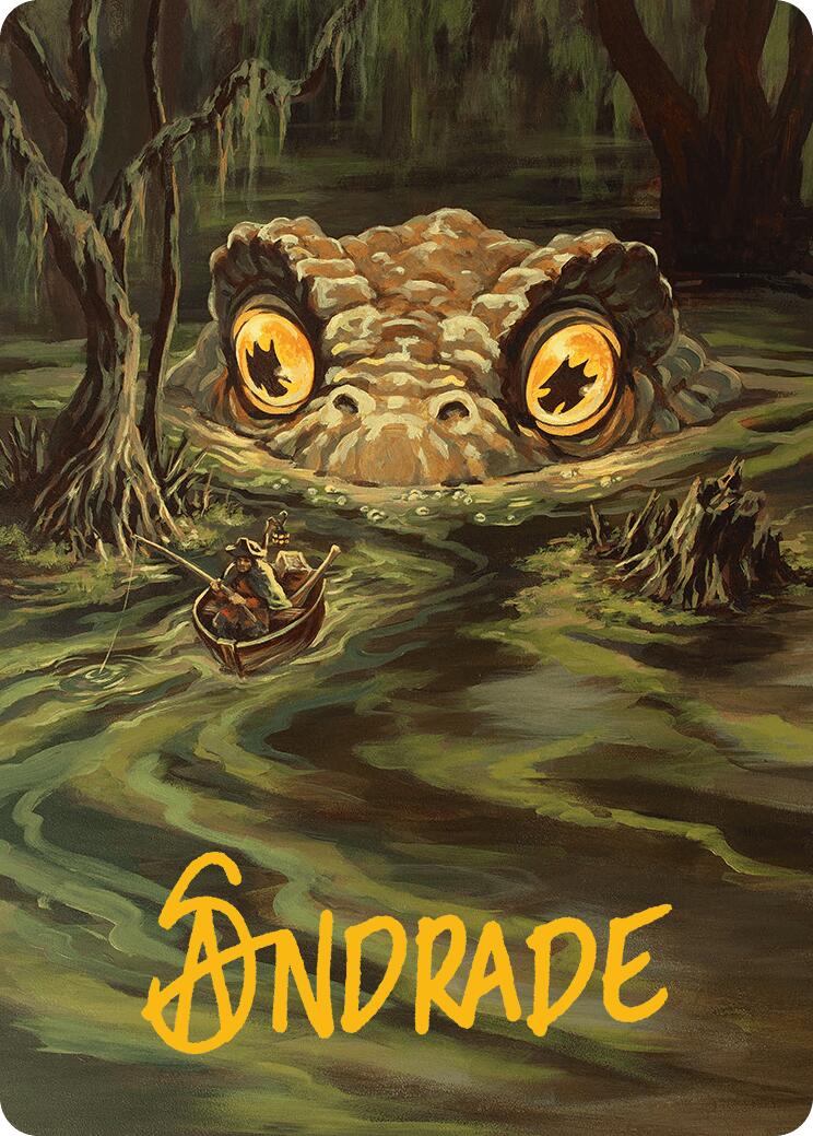 The Gitrog Monster Art Card (Gold-Stamped Signature) [Innistrad Remastered Art Series] | Impulse Games and Hobbies