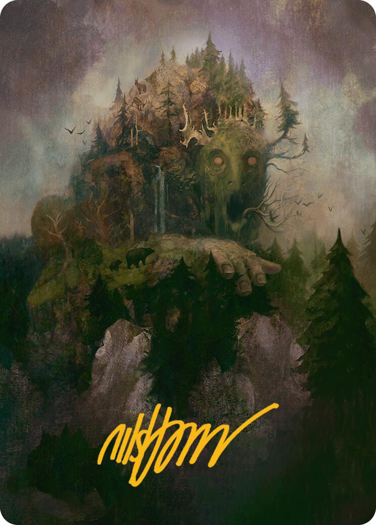 Cultivator Colossus Art Card (Gold-Stamped Signature) [Innistrad Remastered Art Series] | Impulse Games and Hobbies