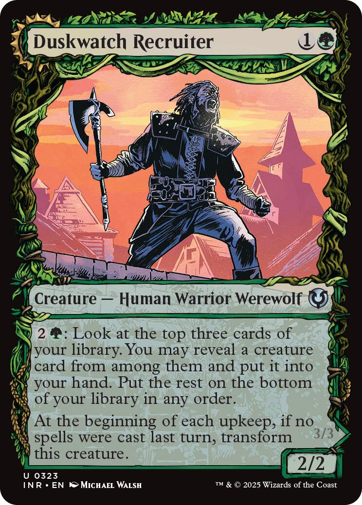 Duskwatch Recruiter // Krallenhorde Howler (Showcase) [Innistrad Remastered] | Impulse Games and Hobbies