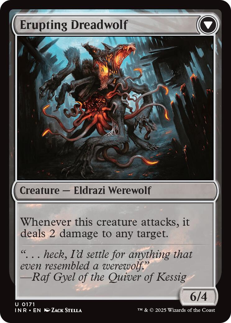 Smoldering Werewolf // Erupting Dreadwolf [Innistrad Remastered] | Impulse Games and Hobbies