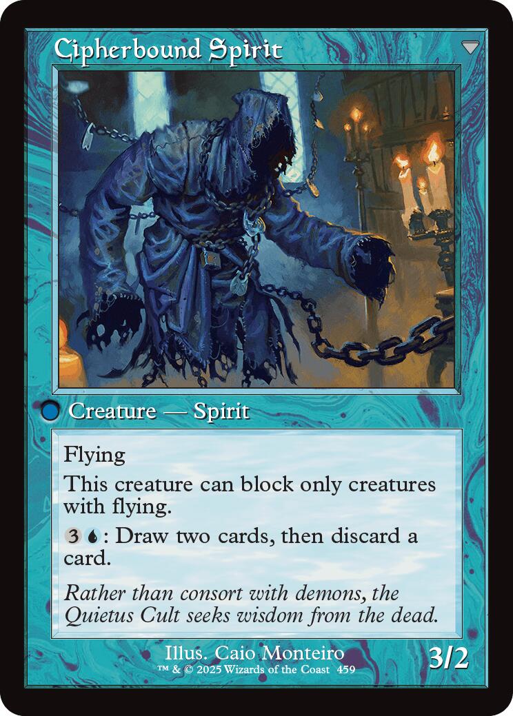 Soulcipher Board // Cipherbound Spirit (Retro Frame) [Innistrad Remastered] | Impulse Games and Hobbies