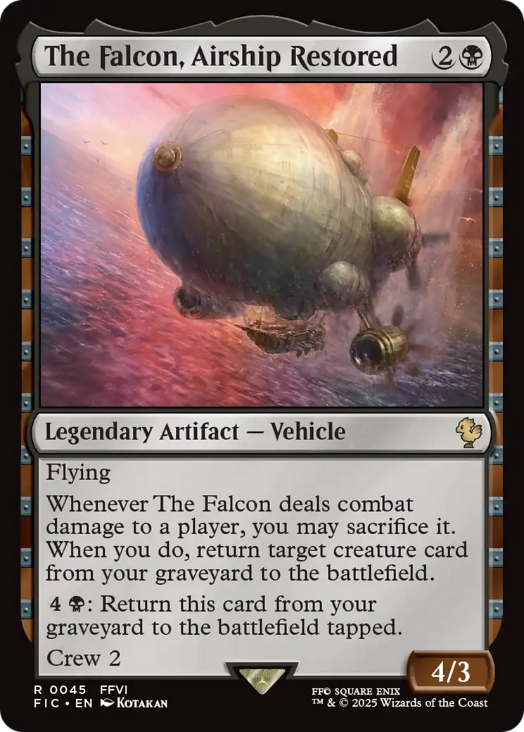 The Falcon, Airship Restored [FINAL FANTASY Commander] | Impulse Games and Hobbies