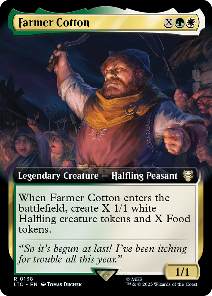 Farmer Cotton (Extended Art) [The Lord of the Rings: Tales of Middle-Earth Commander] | Impulse Games and Hobbies